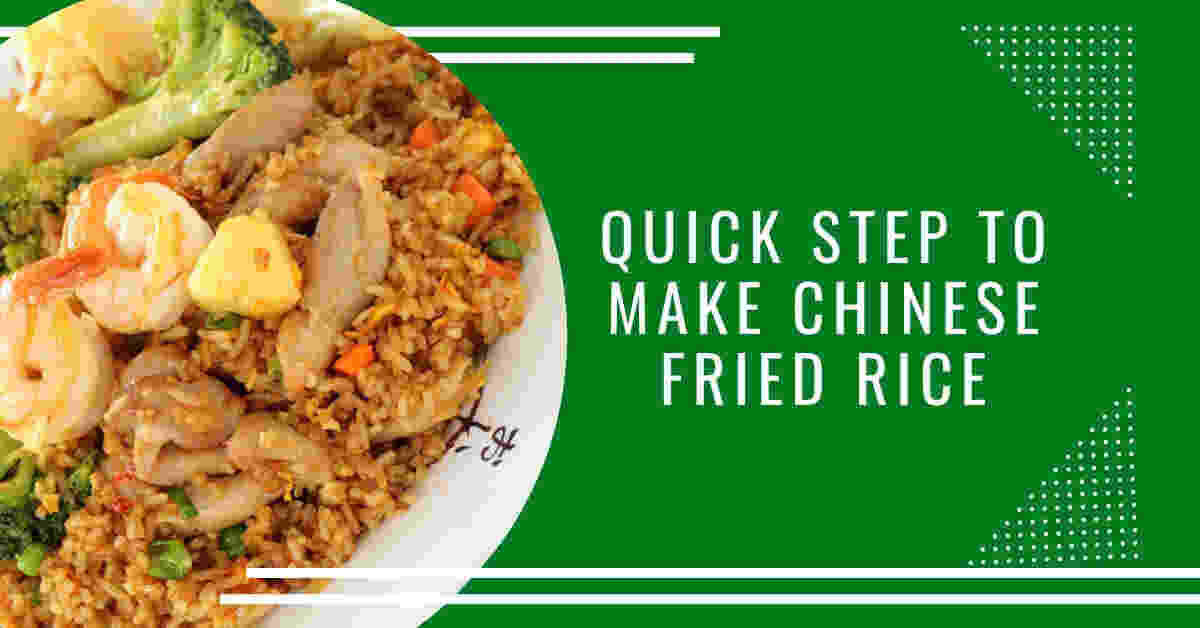 Quick Step to Make Chinese Fried Rice