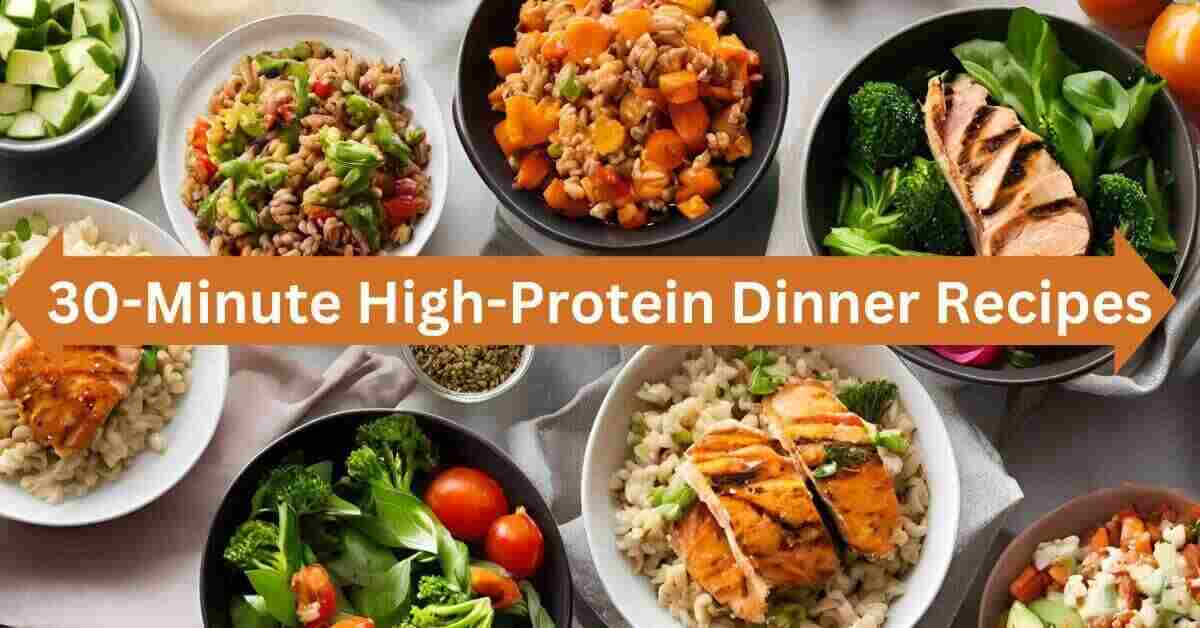 30 Minute High Protein Dinner Recipes